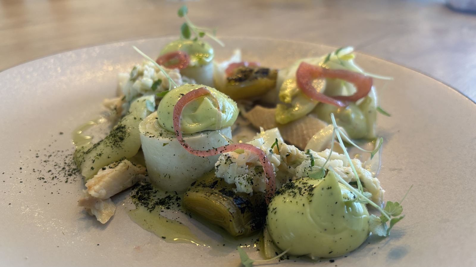 Gastronomisch plantaardig gerecht
